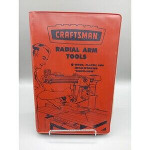 Vintage 1961 Craftsman Sears Radial Arm Tools Manual Instructions Book